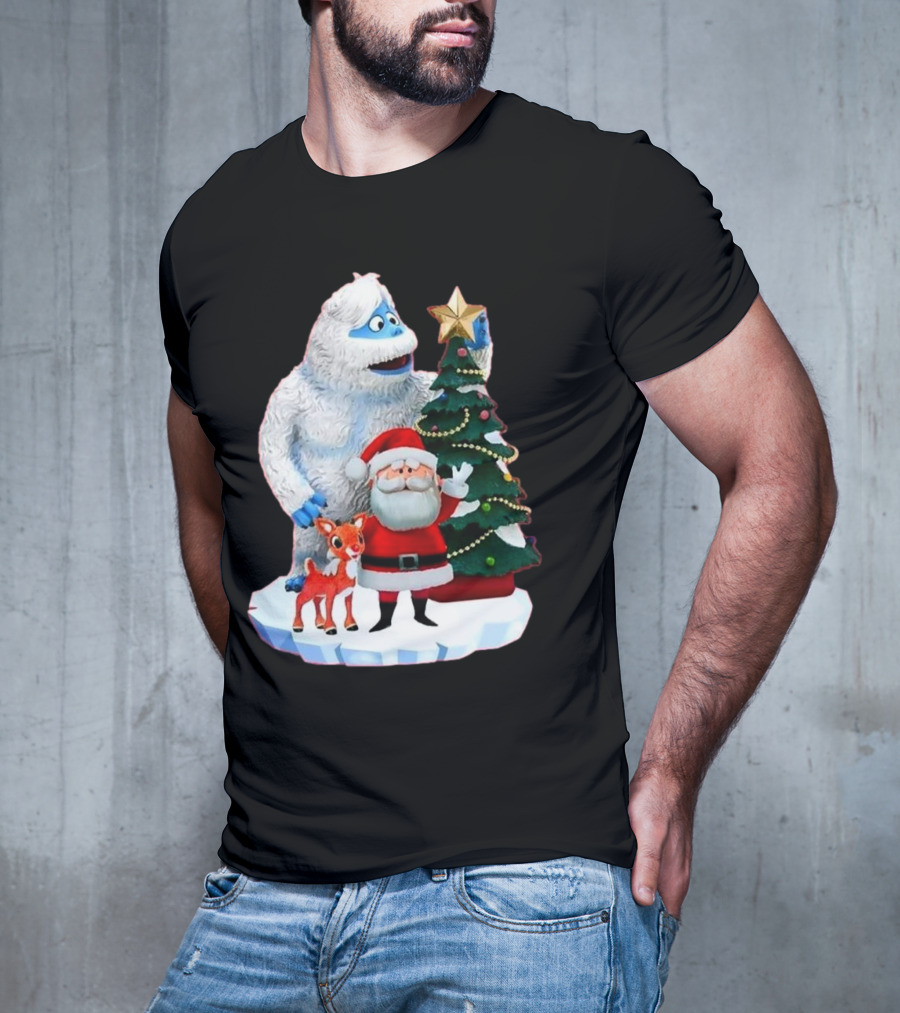 Bumble Rudolph Santa Christmas Tree Exclusive Rudolph The Red Nosed Reindeer T-Shirt
