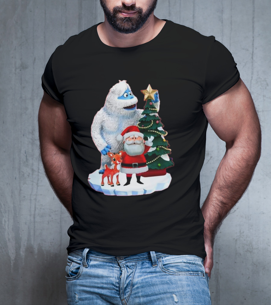 Bumble Rudolph Santa Christmas Tree Exclusive Rudolph The Red Nosed Reindeer T-Shirt