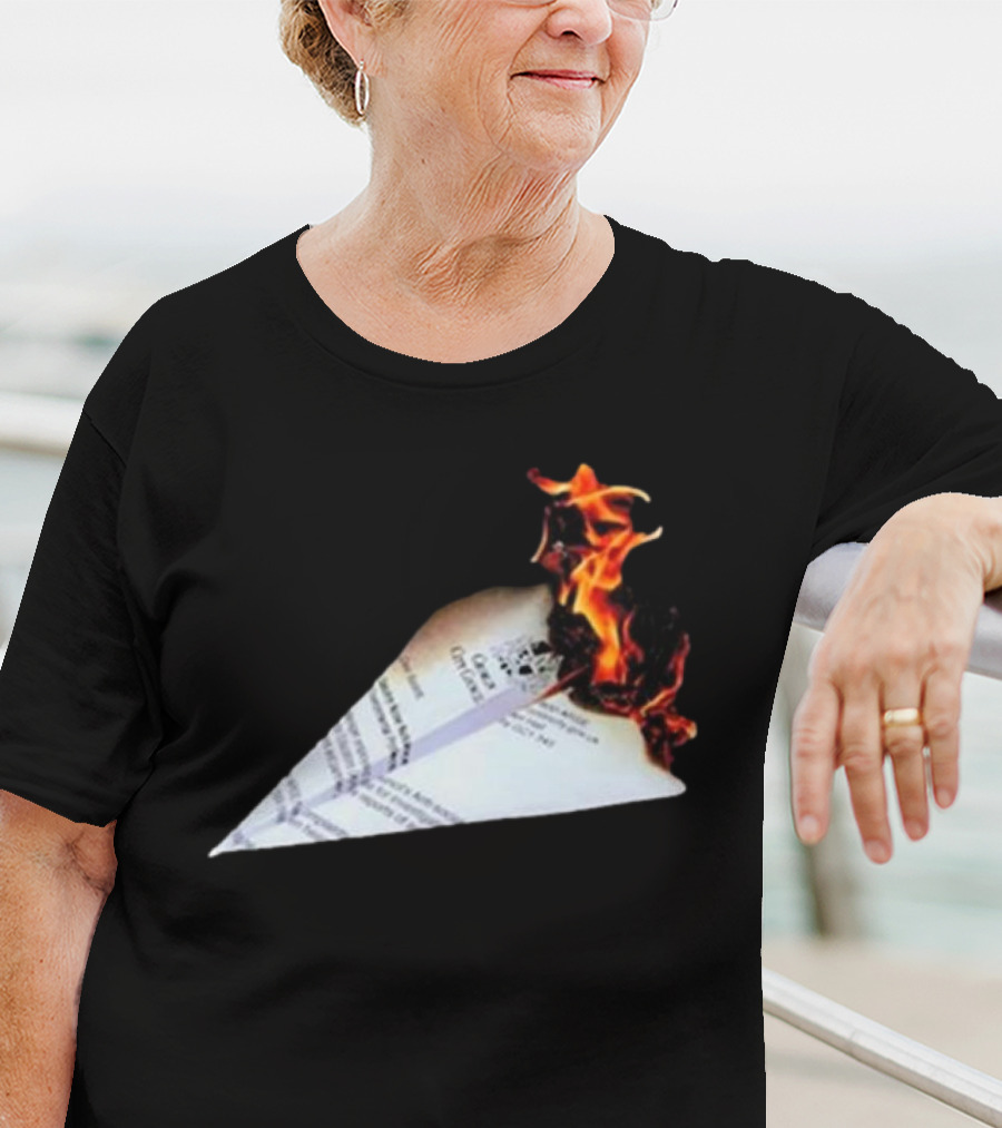 Lovejoy Band Burning Paper Plane Nuisance T-Shirt