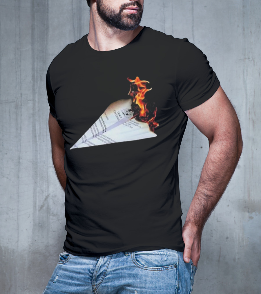 Lovejoy Band Burning Paper Plane Nuisance T-Shirt