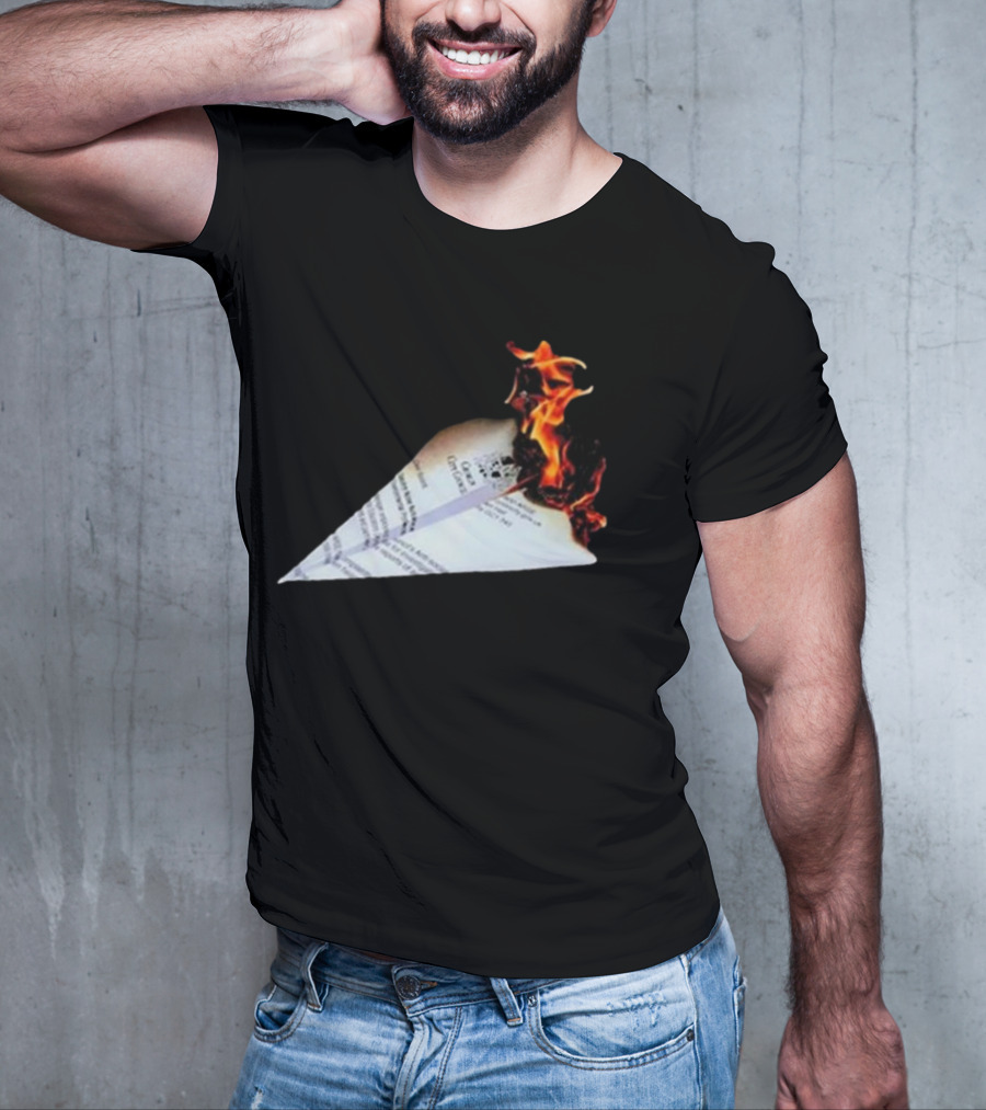 Lovejoy Band Burning Paper Plane Nuisance T-Shirt