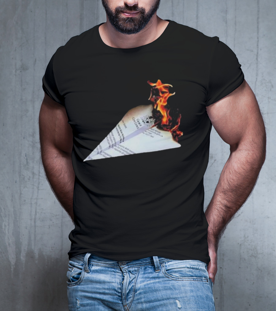 Lovejoy Band Burning Paper Plane Nuisance T-Shirt