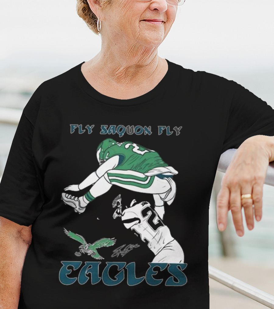 Fly Saquon Fly Eagles T-Shirt