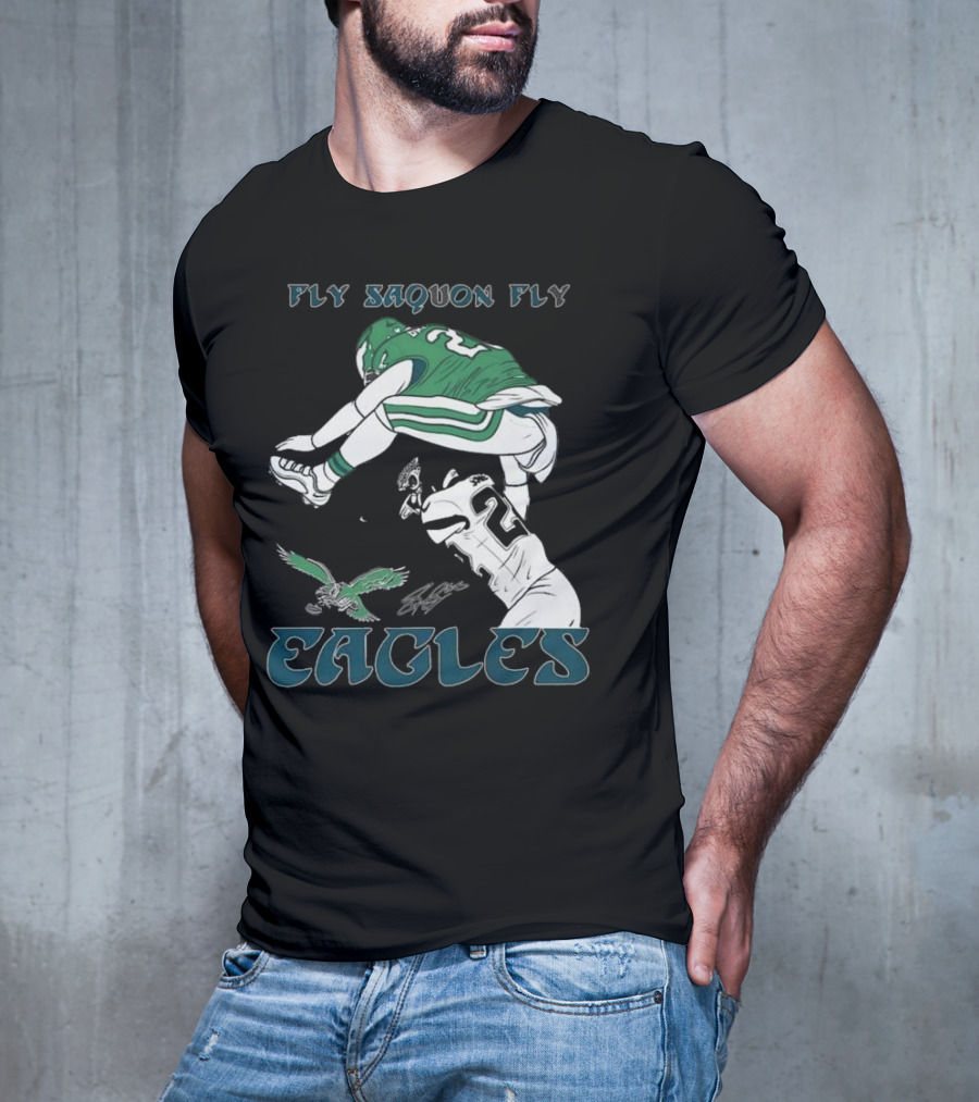 Fly Saquon Fly Eagles T-Shirt