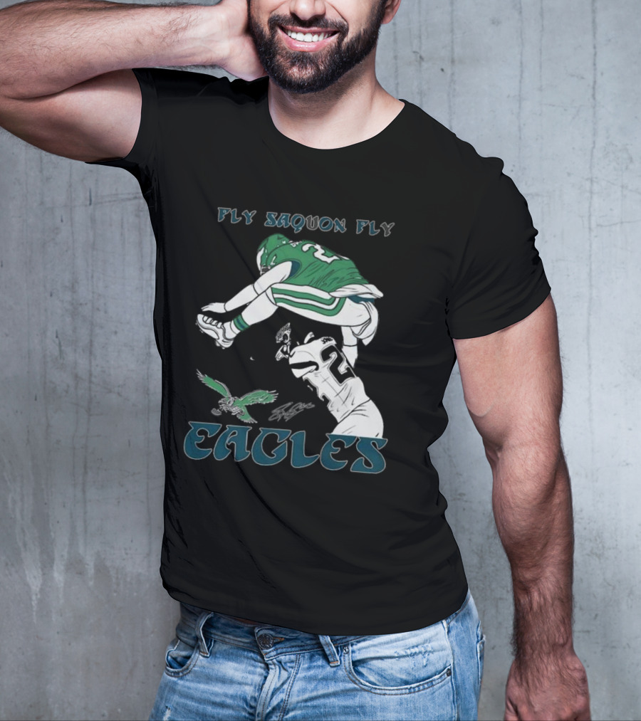Fly Saquon Fly Eagles T-Shirt