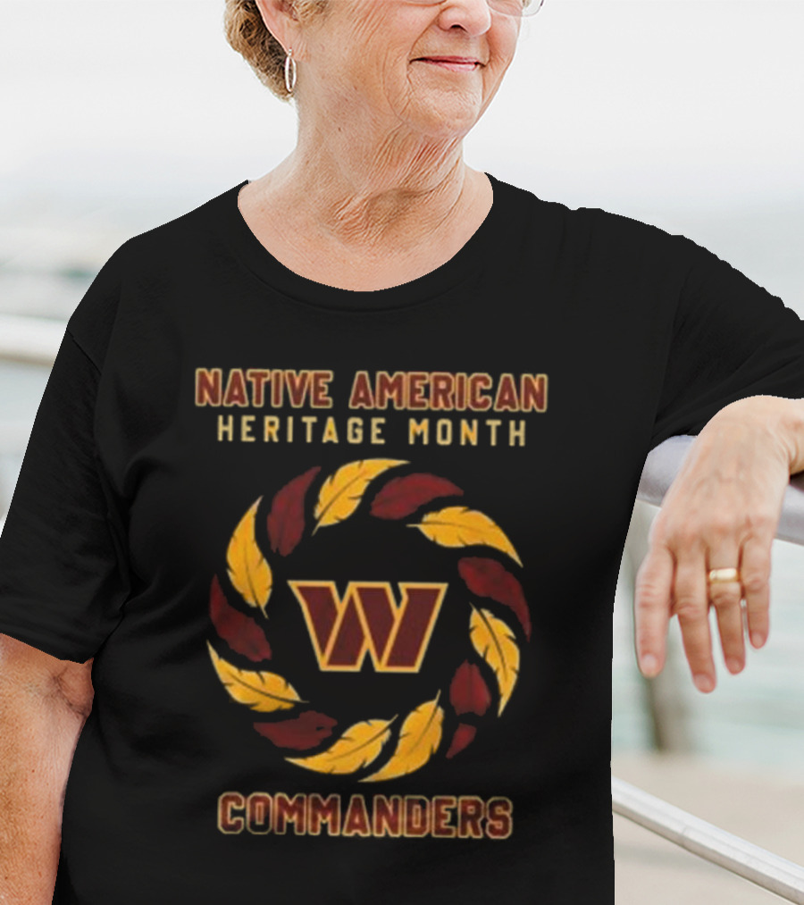 Washington Commanders Native American Heritage Month T-Shirt