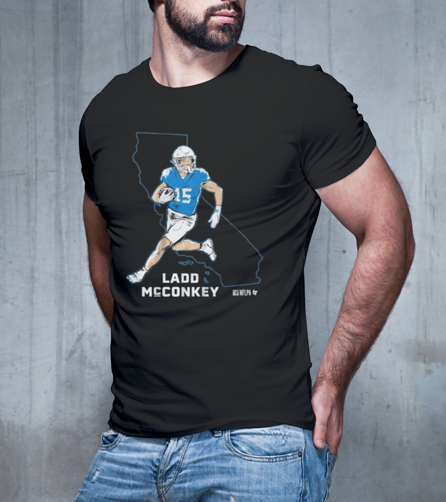 Ladd McConkey NFLPA California Football Star T-Shirt