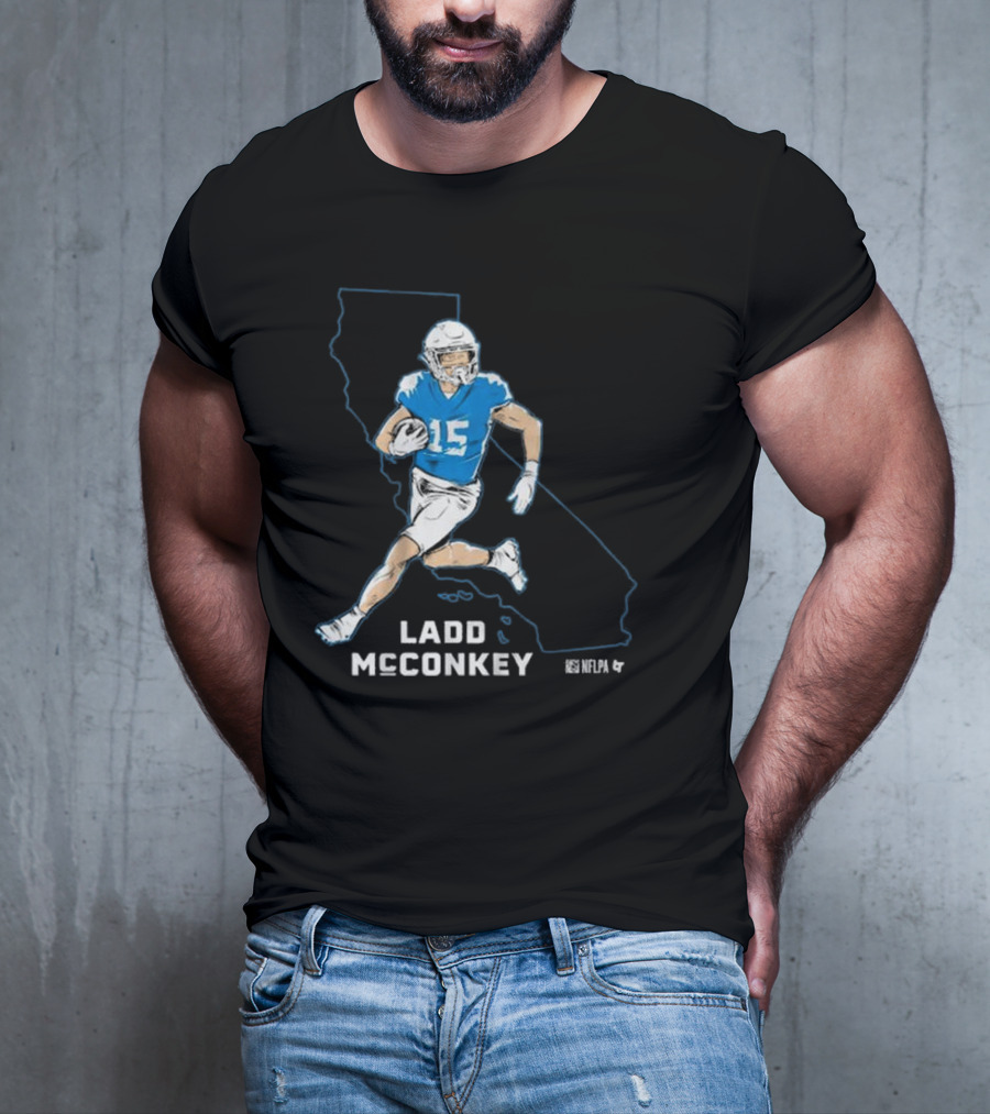 Ladd McConkey NFLPA California Football Star T-Shirt