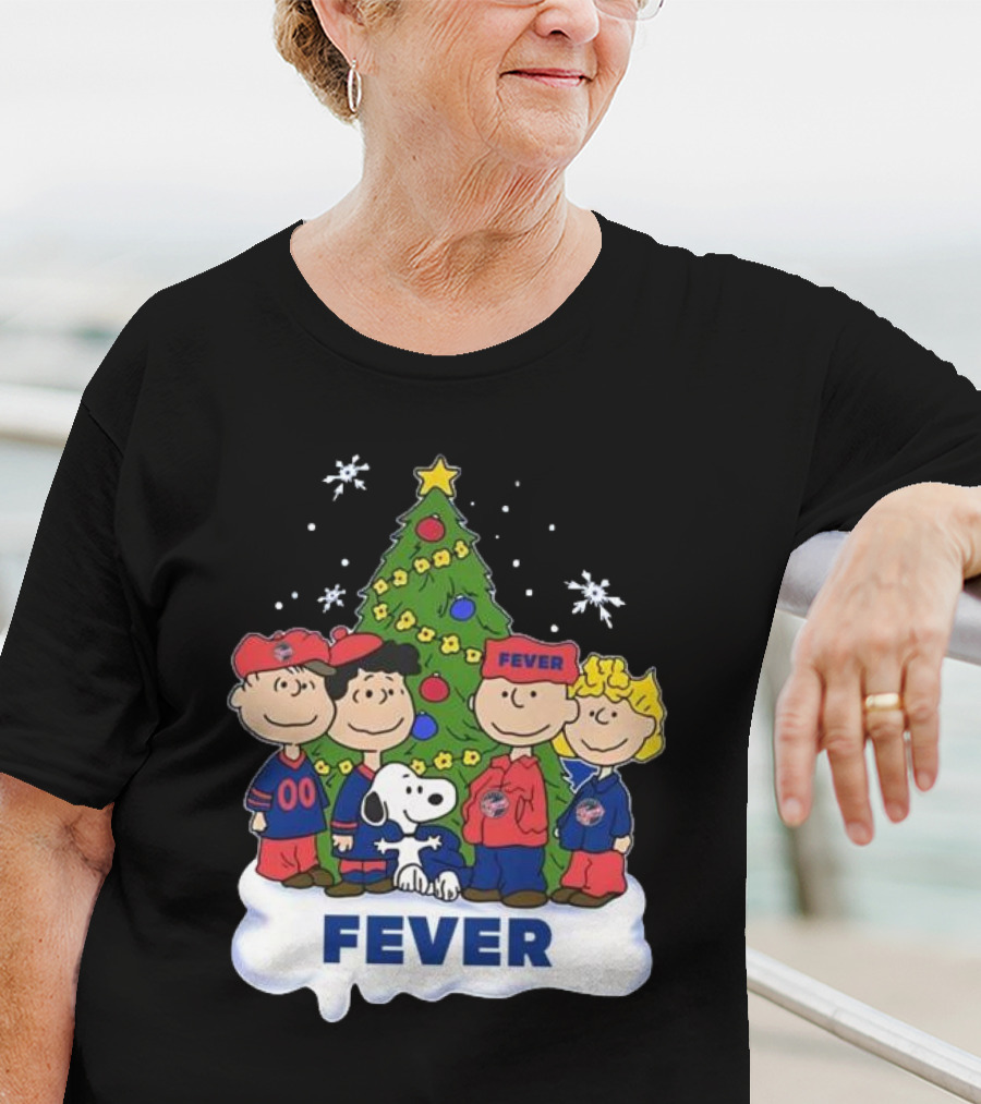 Snoopy And Friends Fever Christmas Tree Celebration T-Shirt