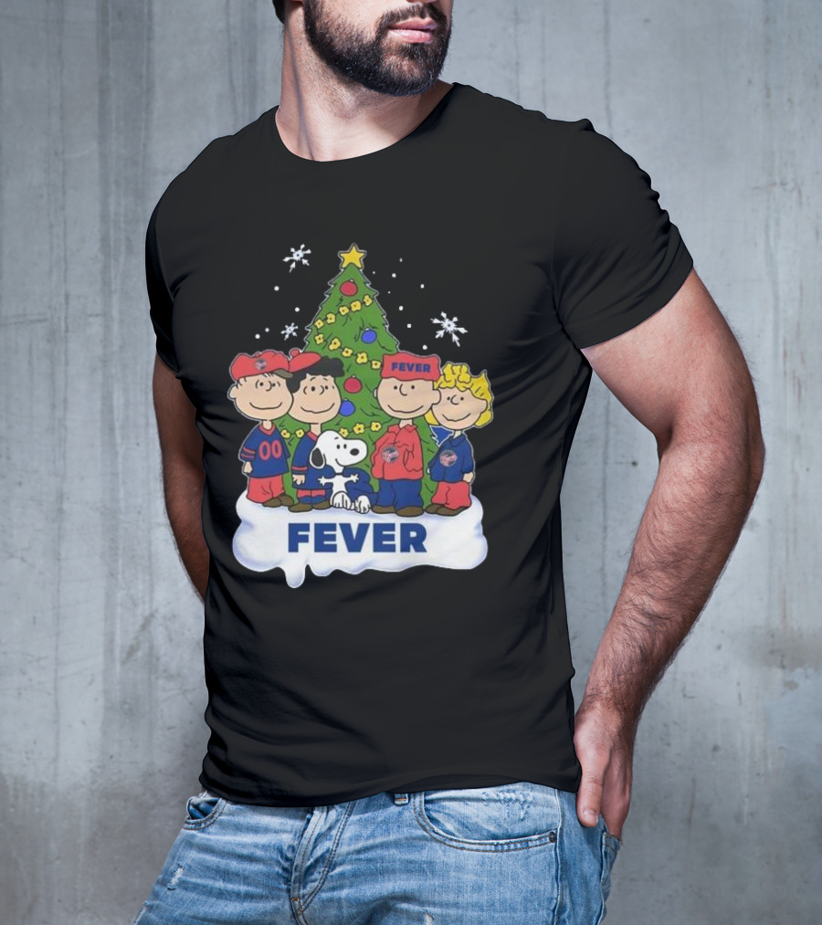 Snoopy And Friends Fever Christmas Tree Celebration T-Shirt