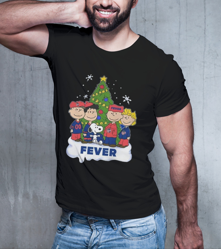 Snoopy And Friends Fever Christmas Tree Celebration T-Shirt