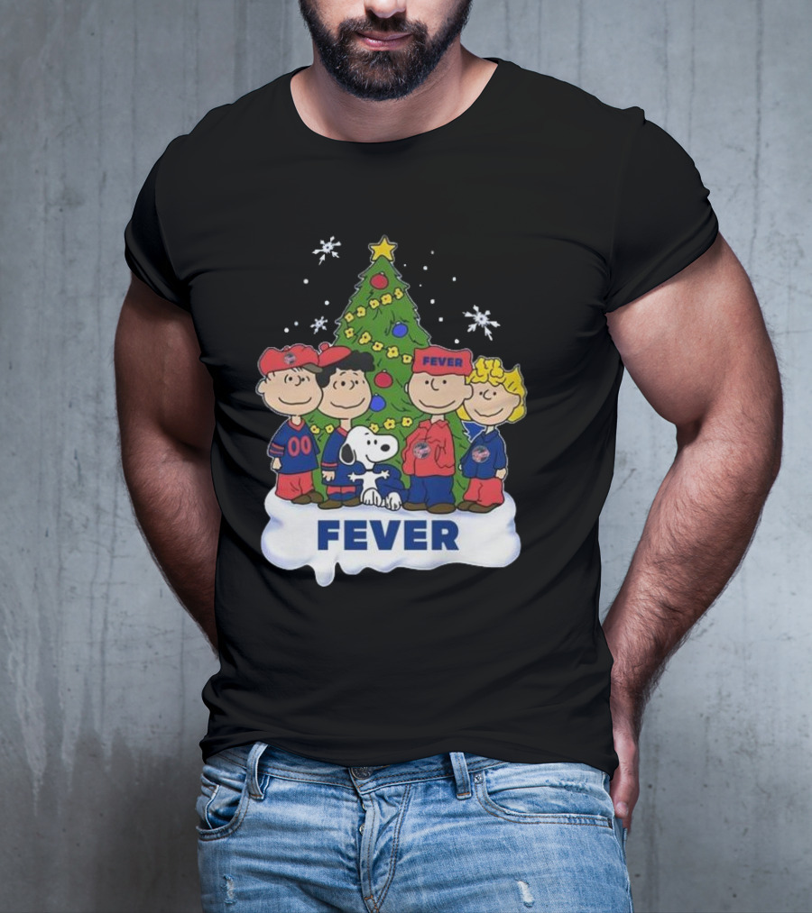 Snoopy And Friends Fever Christmas Tree Celebration T-Shirt