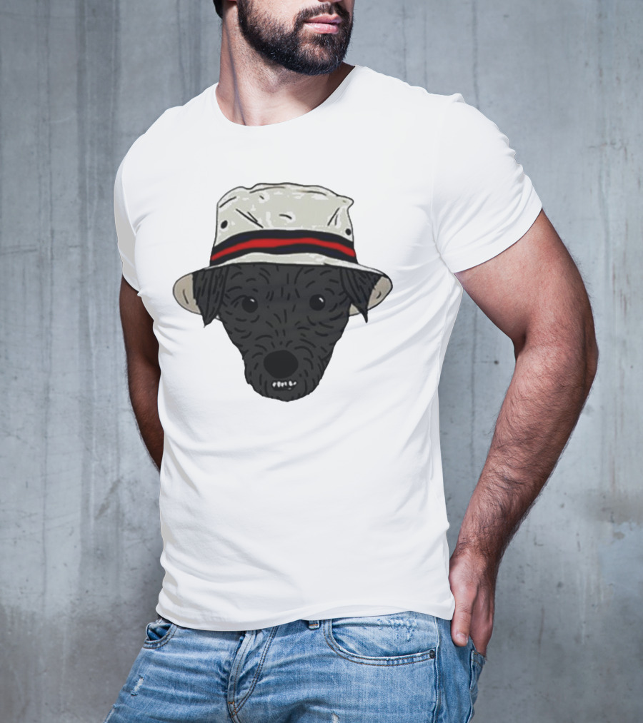 Mortimer And Whitehouse Gone Fishing Dog In Bucket Hat T-Shirt