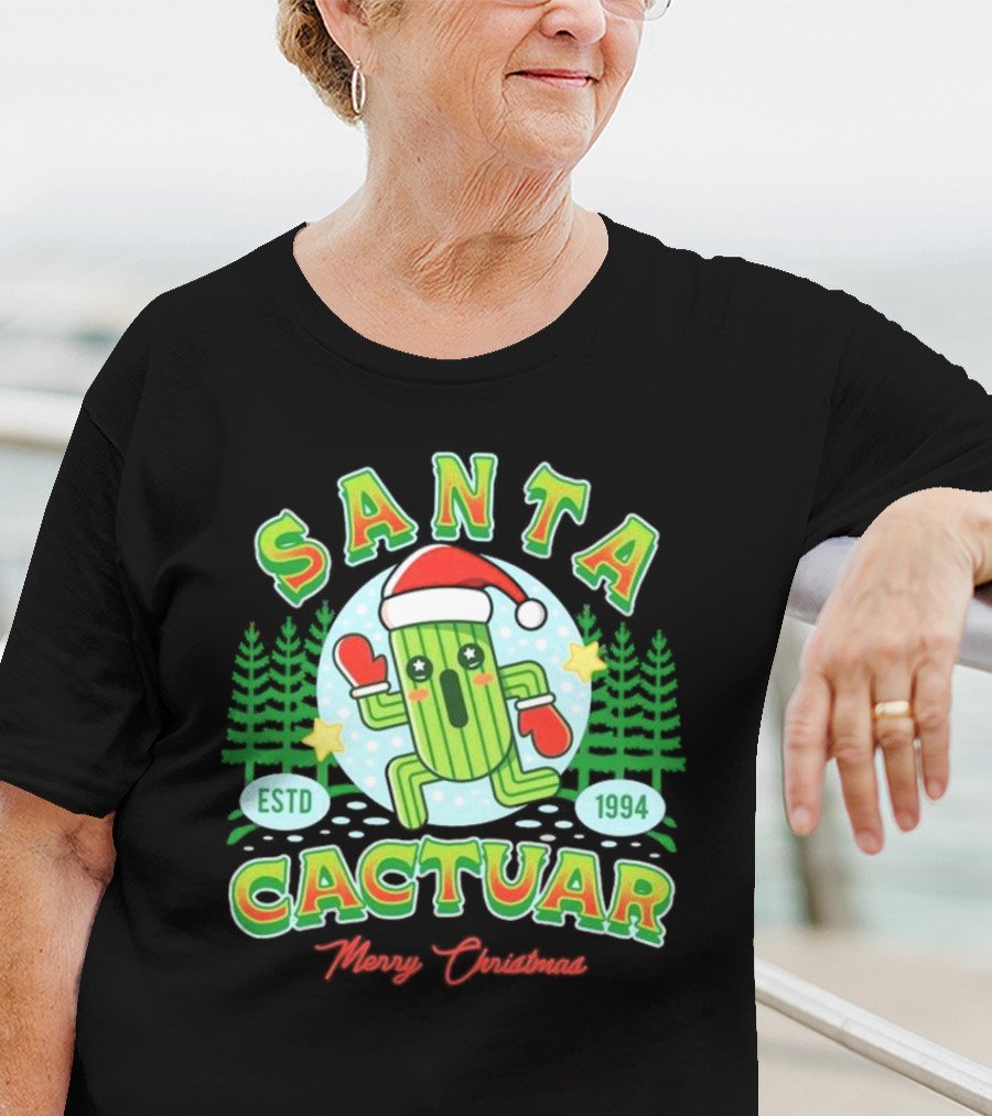 Santa Cactuar Merry Christmas ESTD 1994 T-Shirt