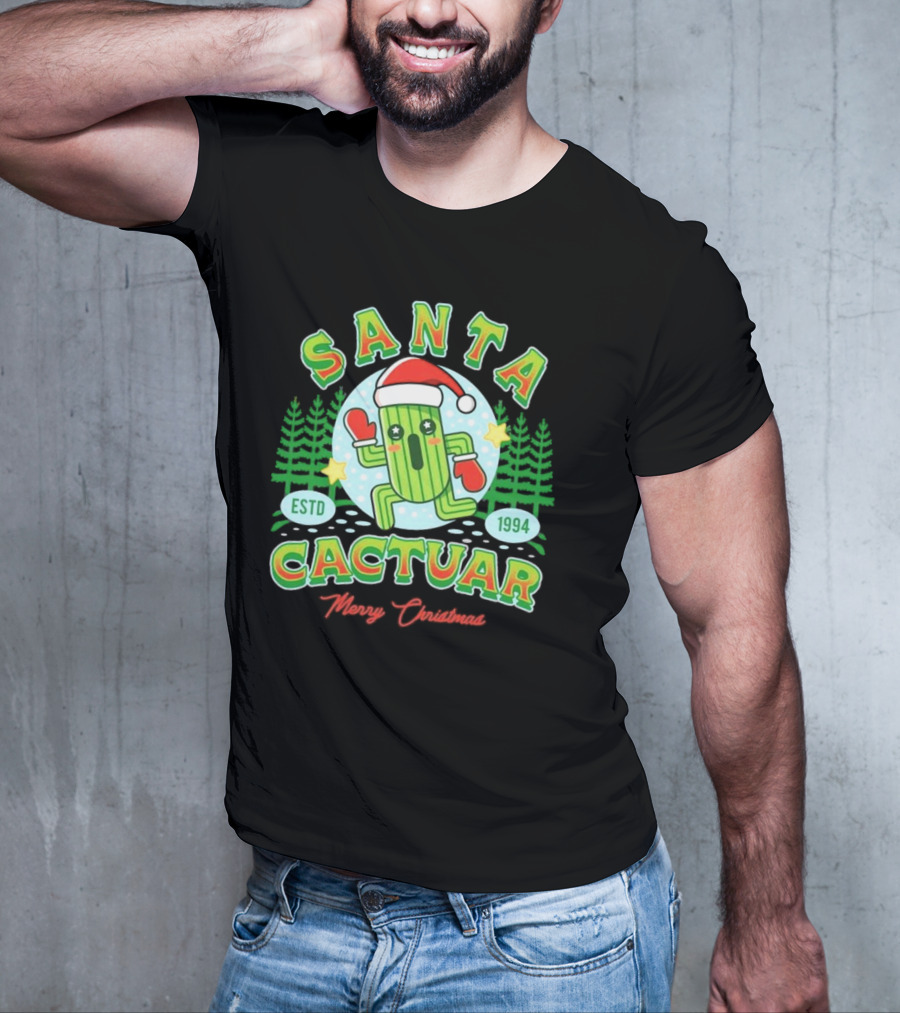 Santa Cactuar Merry Christmas ESTD 1994 T-Shirt