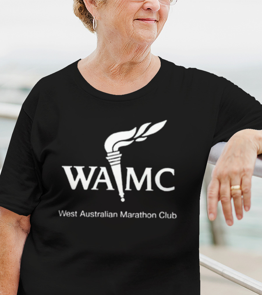 WAMC Torch Logo West Australian Marathon Club T-Shirt