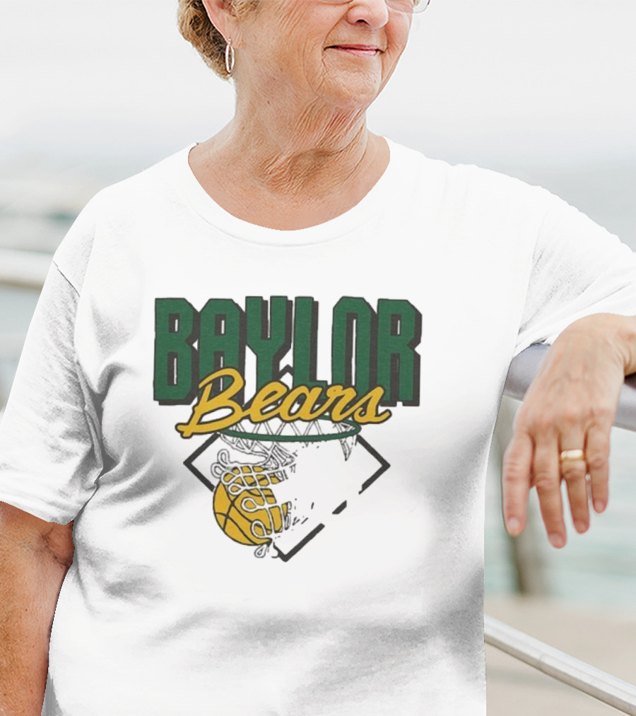 Baylor Bears Basketball Nothing But Net T-Shirt