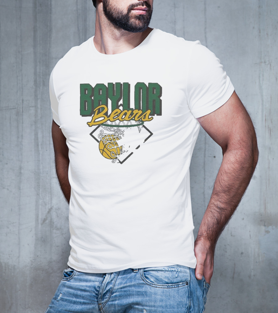 Baylor Bears Basketball Nothing But Net T-Shirt