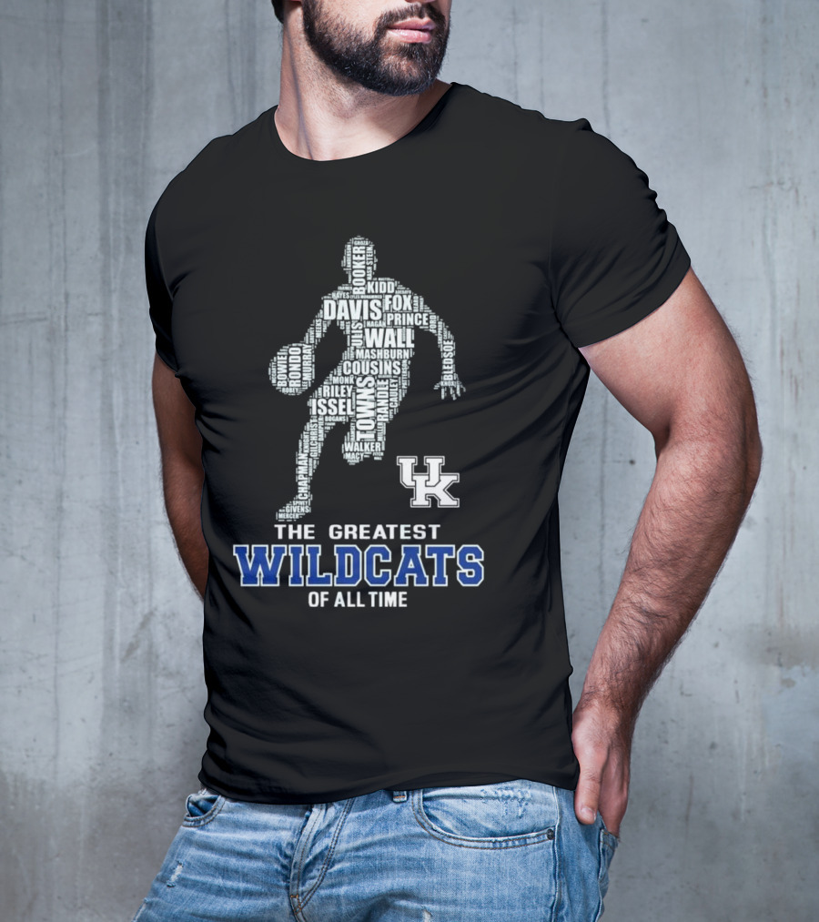 The Greatest Wildcats Of All Time UK Basketball Legends Davis Wall Cousins T-Shirt