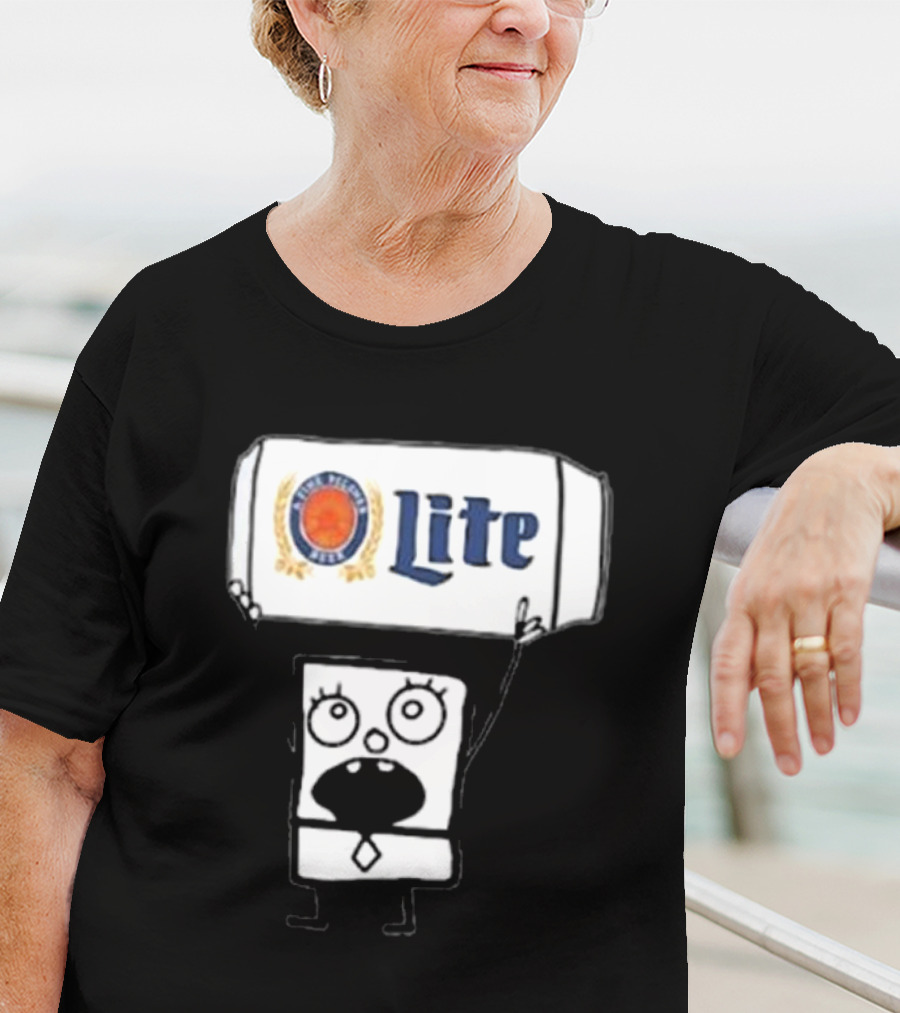 Doodlebob Miller Lite Beer T-Shirt