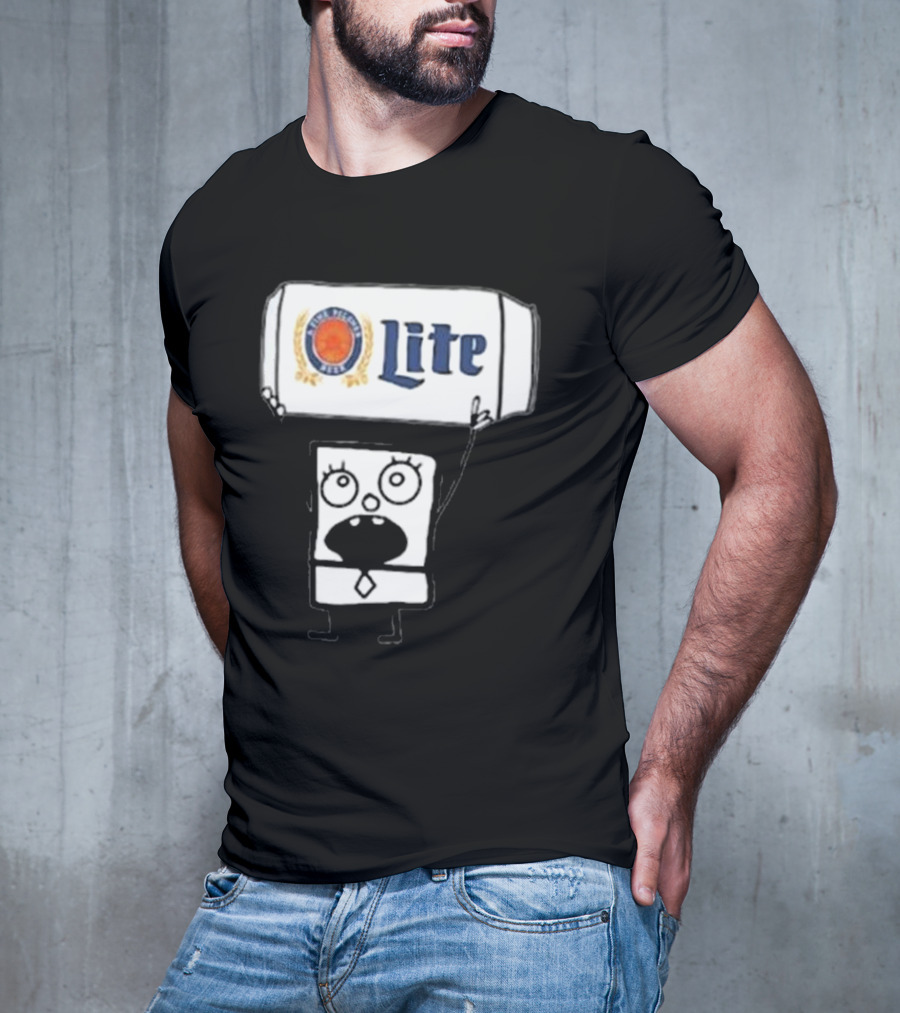 Doodlebob Miller Lite Beer T-Shirt
