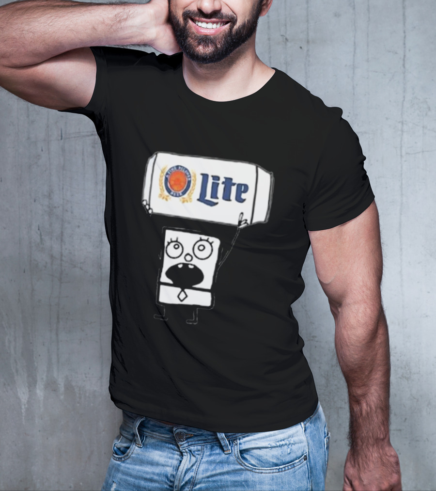Doodlebob Miller Lite Beer T-Shirt