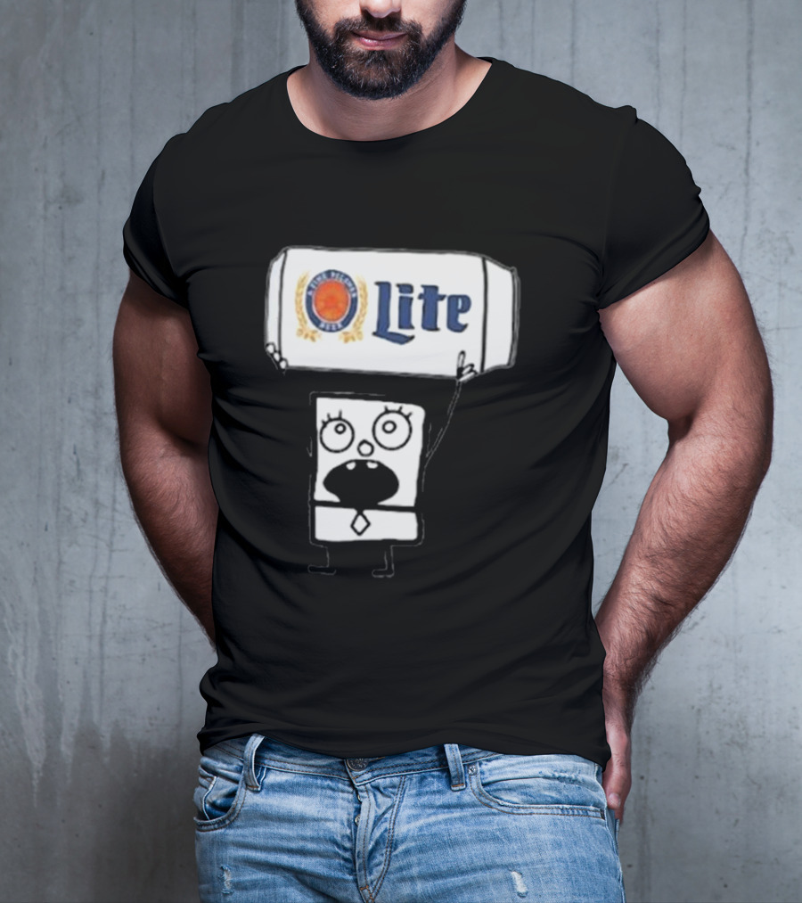 Doodlebob Miller Lite Beer T-Shirt