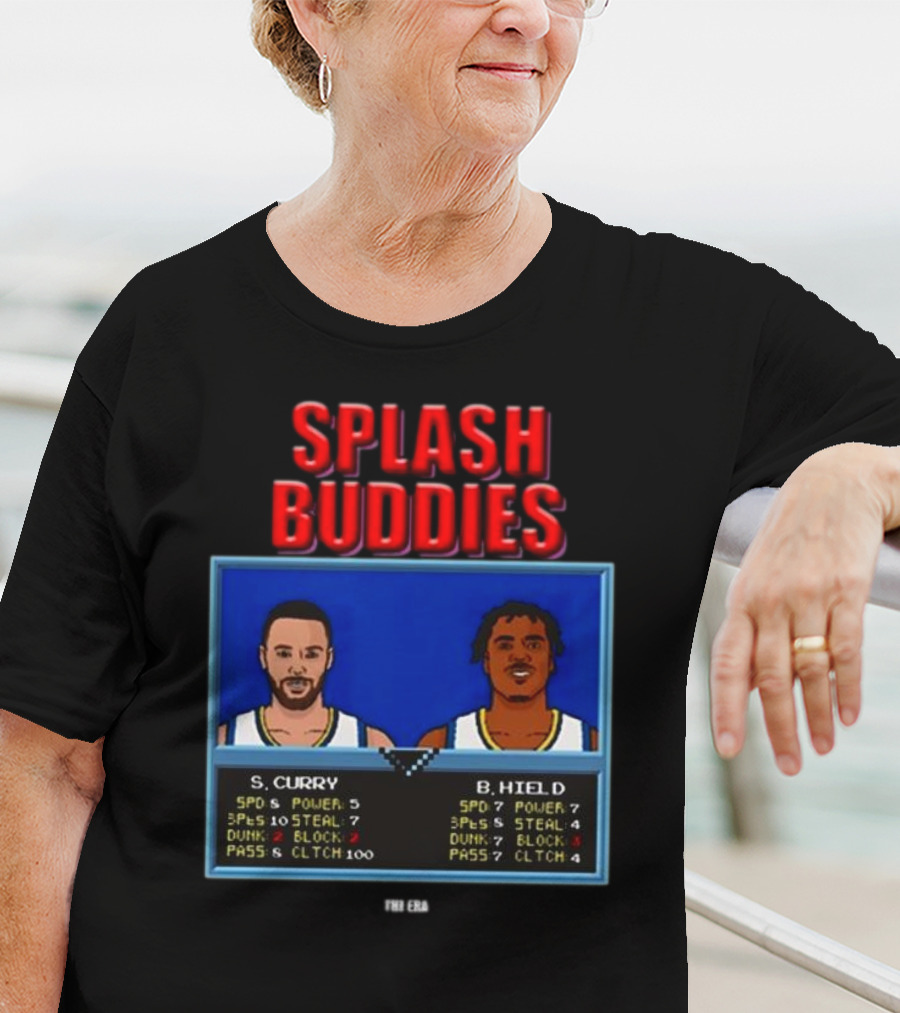 Dope Era Splash Buddies S. Curry B. Hield Retro Game T-Shirt