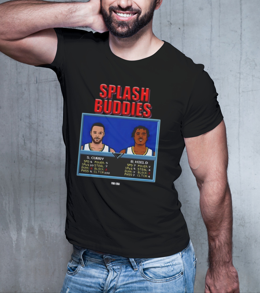 Dope Era Splash Buddies S. Curry B. Hield Retro Game T-Shirt