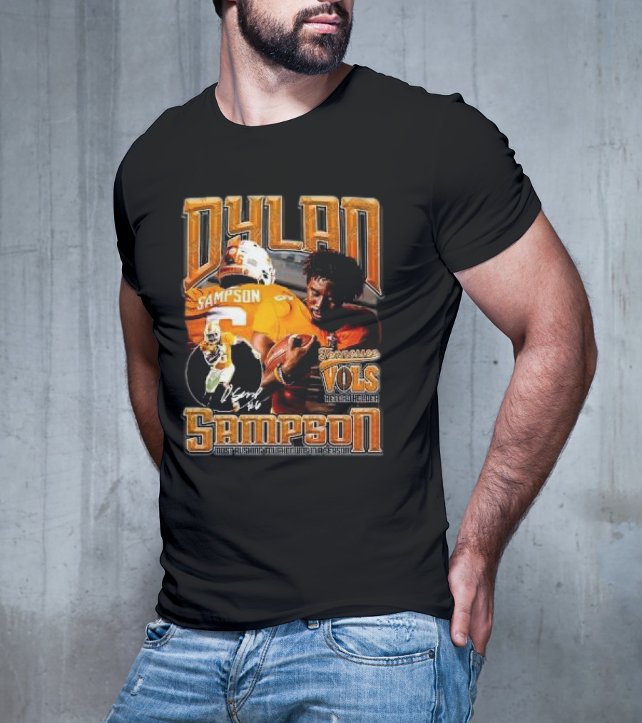Dylan Sampson Vols Rushing Touchdown Breakout NIL T-Shirt