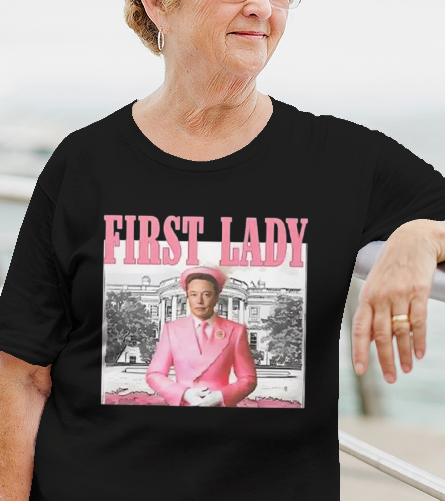 First Lady Elonia Musk Pink Suit White House T-Shirt