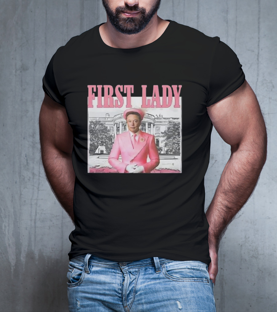 First Lady Elonia Musk Pink Suit White House T-Shirt