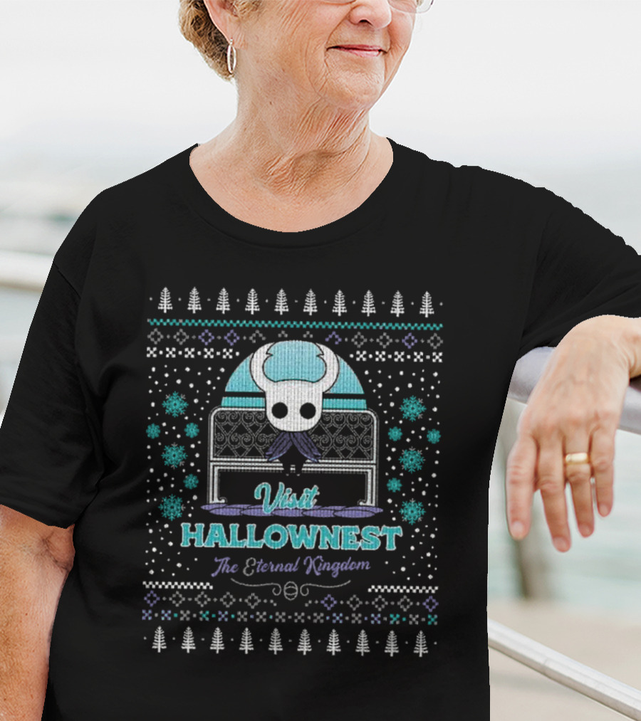 Visit Hallownest The Eternal Kingdom Ugly Christmas T-Shirt