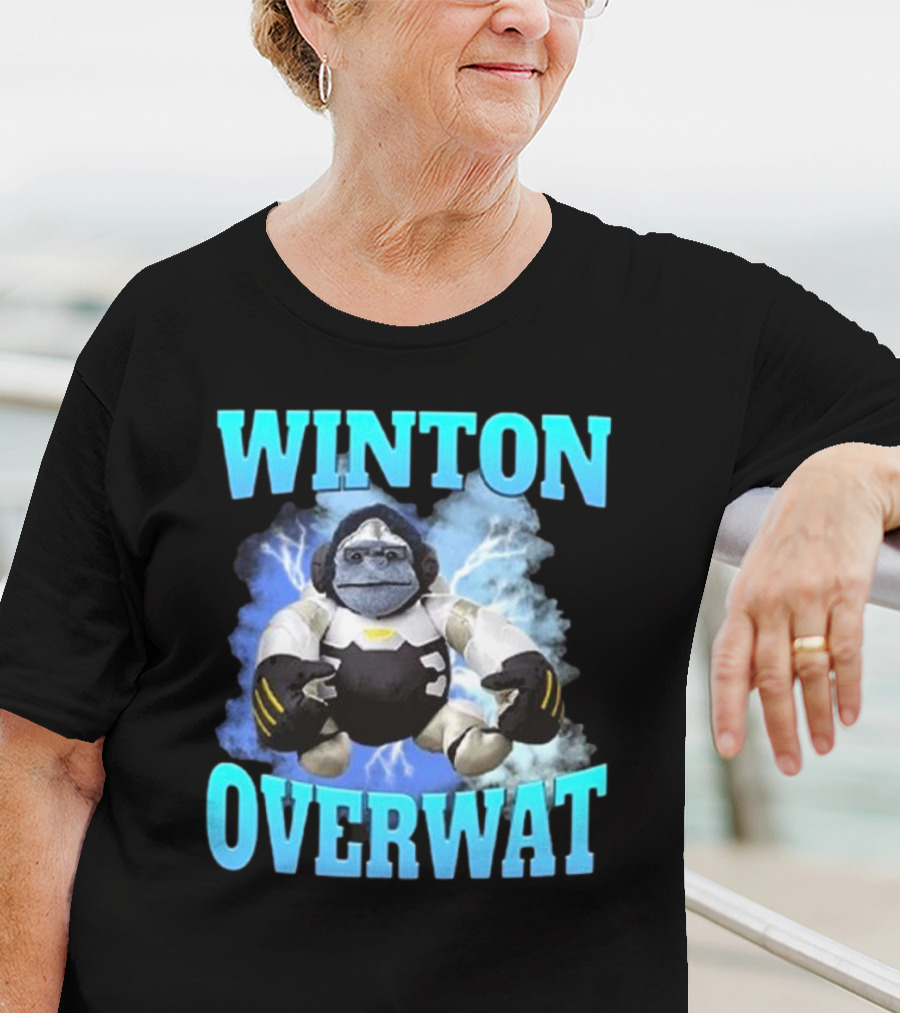 Winton Overwat Winston Overwatch Funny Meme T-Shirt