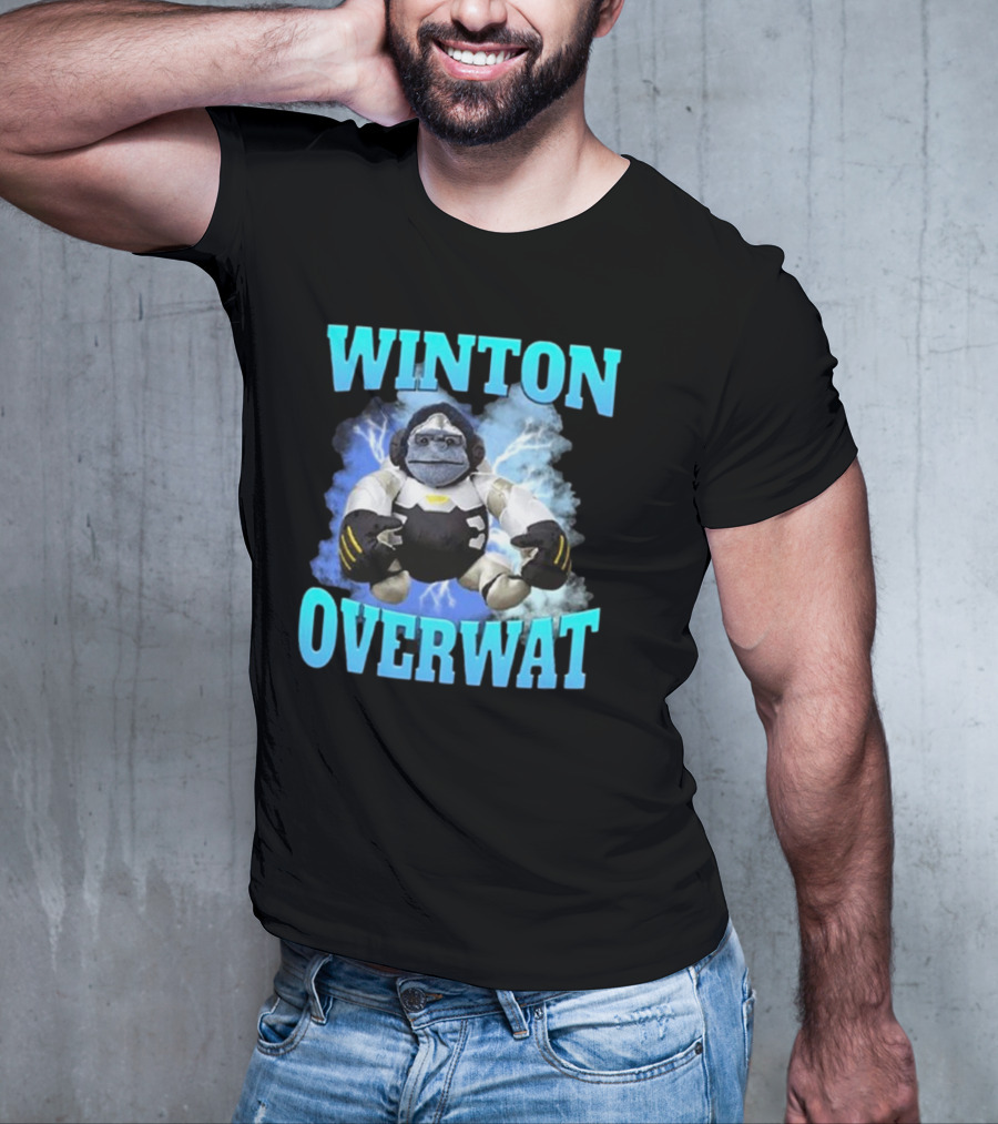 Winton Overwat Winston Overwatch Funny Meme T-Shirt