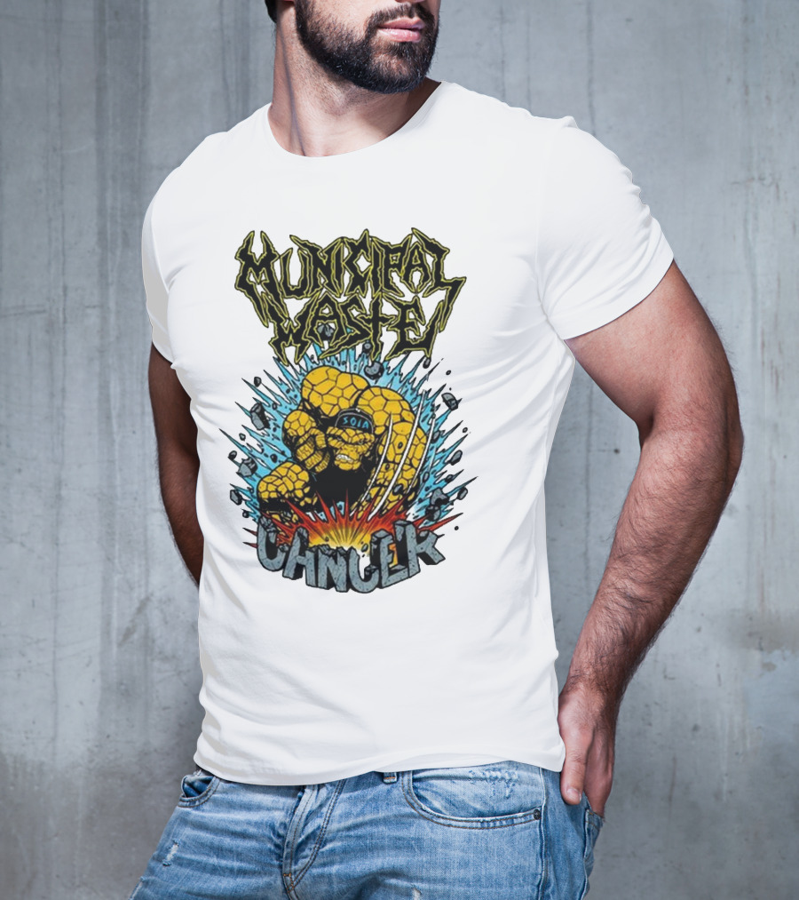 Municipal Waste SOIA Thing Clobberin Cancer Explosion T-Shirt