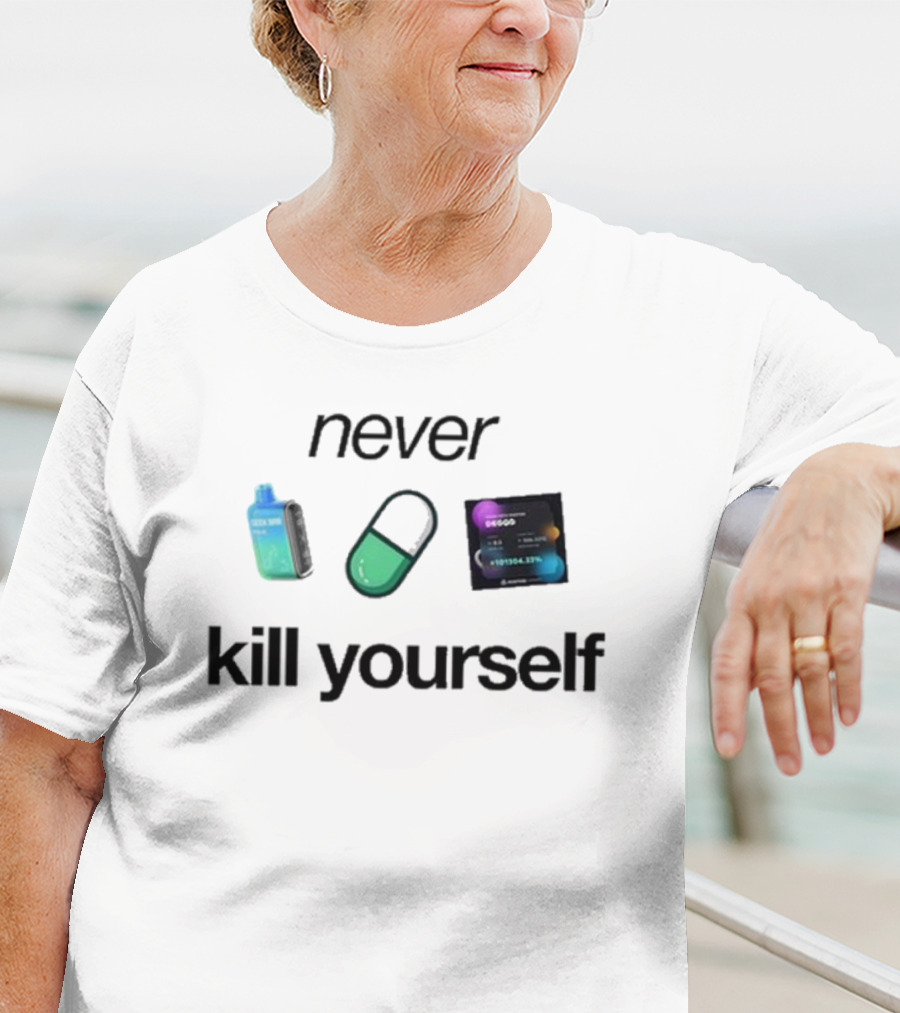 Ogshoots Never Kill Yourself Vape And Capsule Concept T-Shirt