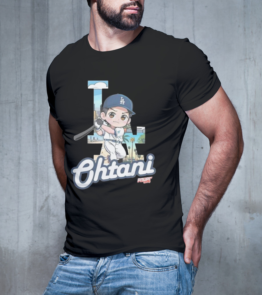 Chibi Shohei Ohtani LA Dodgers Ohtani Pnuppr T-Shirt