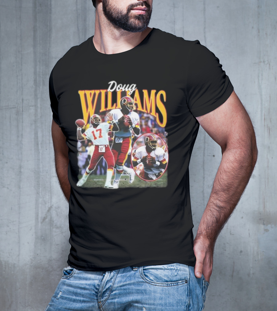 Doug Williams Football Legend NFL Quarterback Redskins T-Shirt