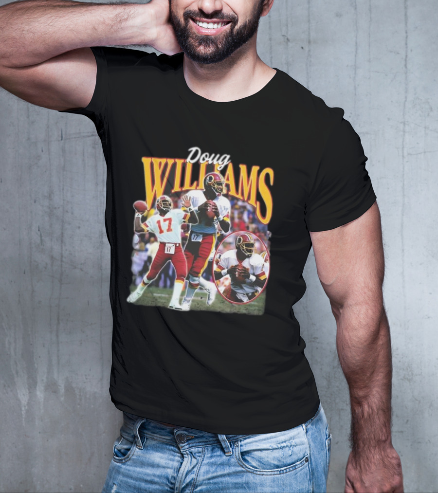 Doug Williams Football Legend NFL Quarterback Redskins T-Shirt