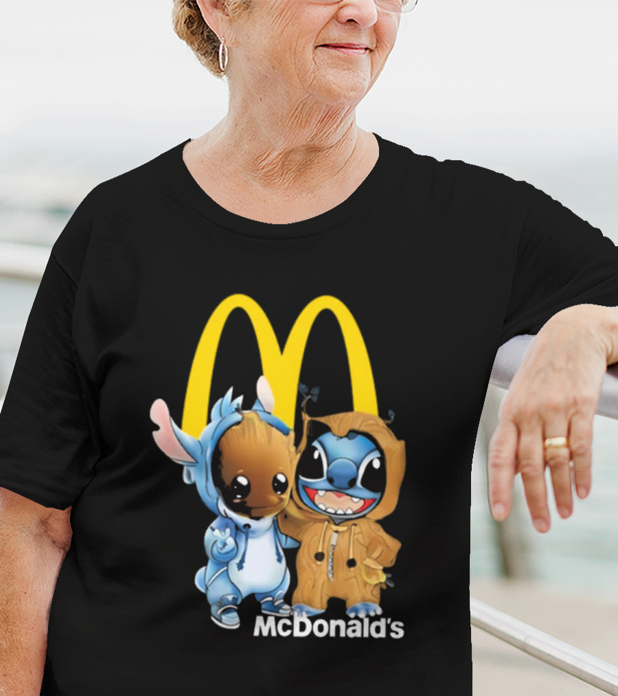 Groot Stitch McDonald’s Crossover T-Shirt