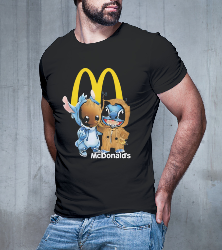 Groot Stitch McDonald’s Crossover T-Shirt