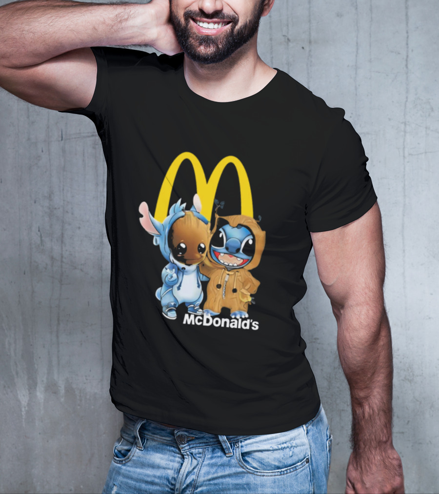 Groot Stitch McDonald’s Crossover T-Shirt