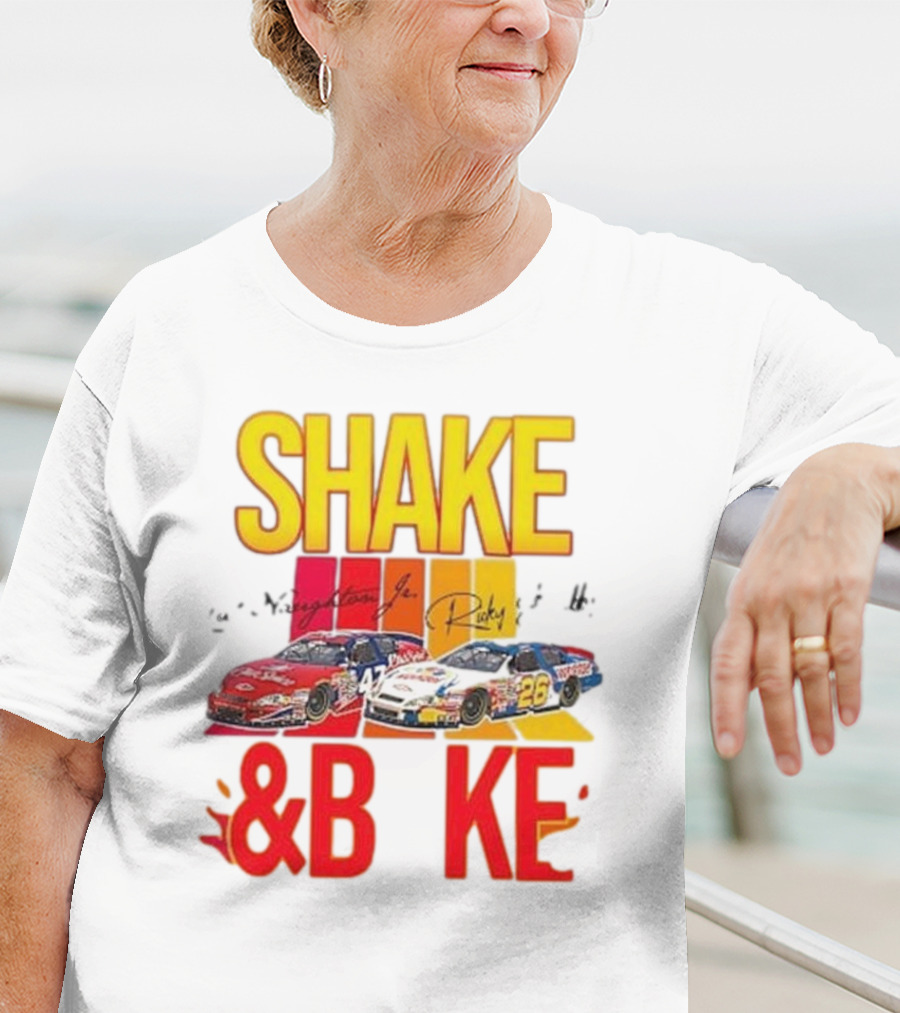 SHAKE And BAKE NASCAR Racing Talladega Nights Ricky Bobby T-Shirt