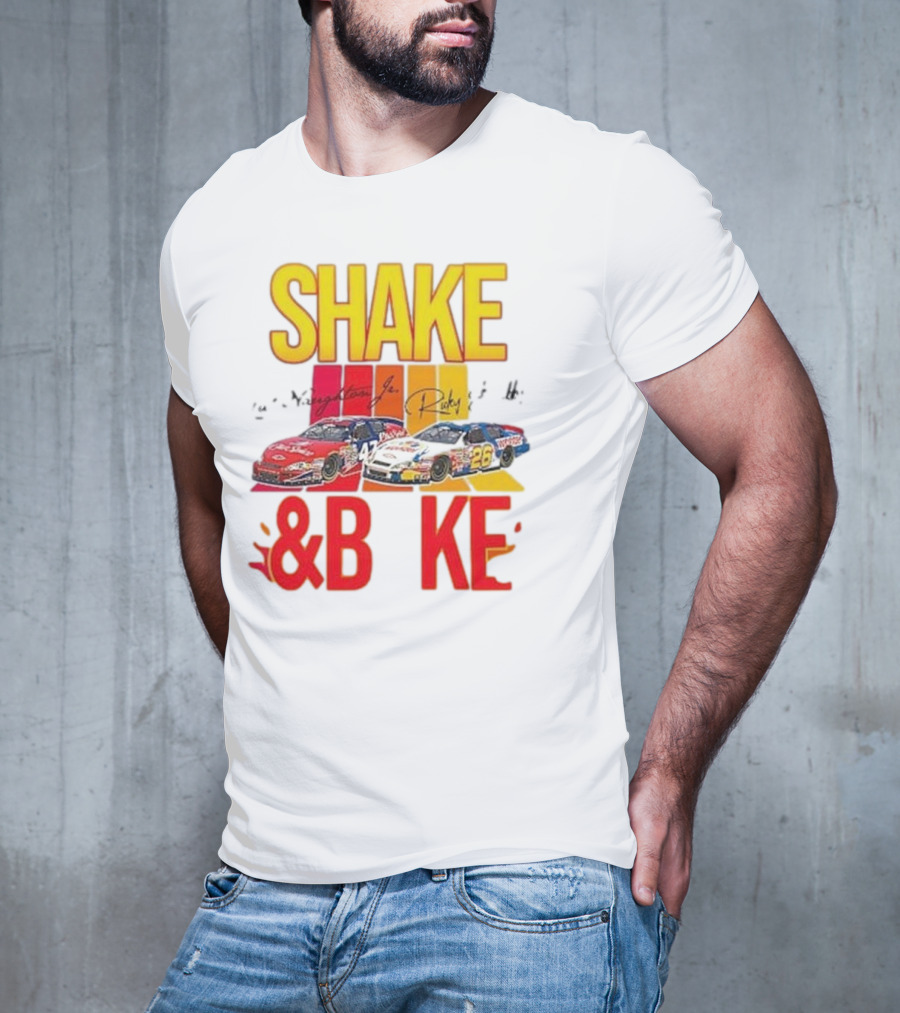 SHAKE And BAKE NASCAR Racing Talladega Nights Ricky Bobby T-Shirt