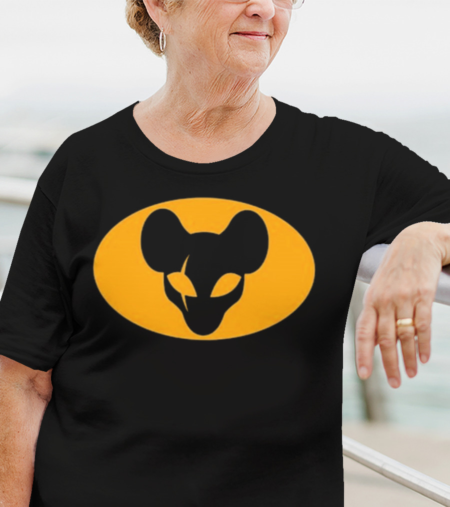 Mythical Sausage Ratman Bat-Inspired Emblem T-Shirt