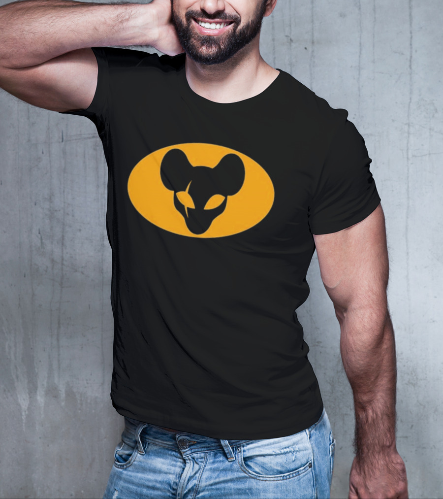 Mythical Sausage Ratman Bat-Inspired Emblem T-Shirt