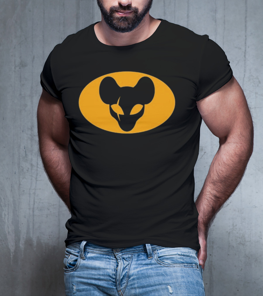 Mythical Sausage Ratman Bat-Inspired Emblem T-Shirt