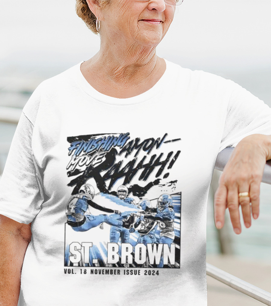 FINISHING MOVE AMON-R-AAHHH ST. BROWN VOL. 18 NOVEMBER ISSUE T-Shirt