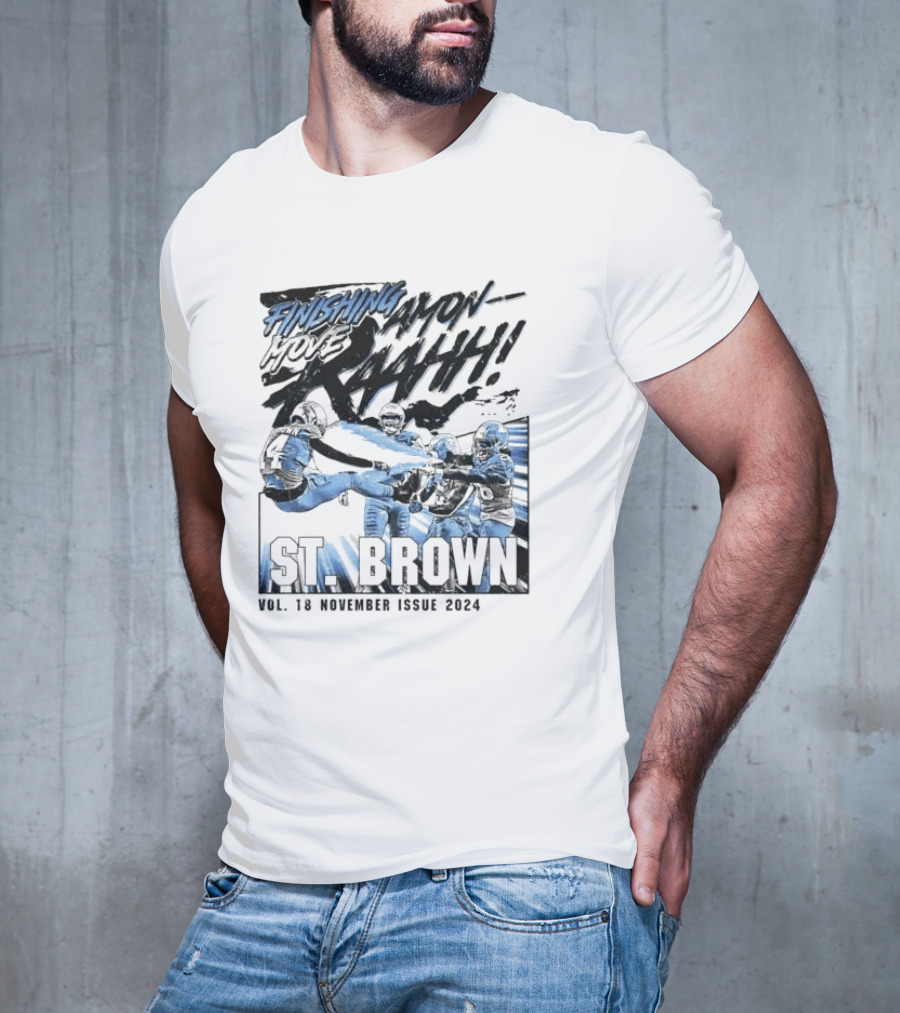 FINISHING MOVE AMON-R-AAHHH ST. BROWN VOL. 18 NOVEMBER ISSUE T-Shirt